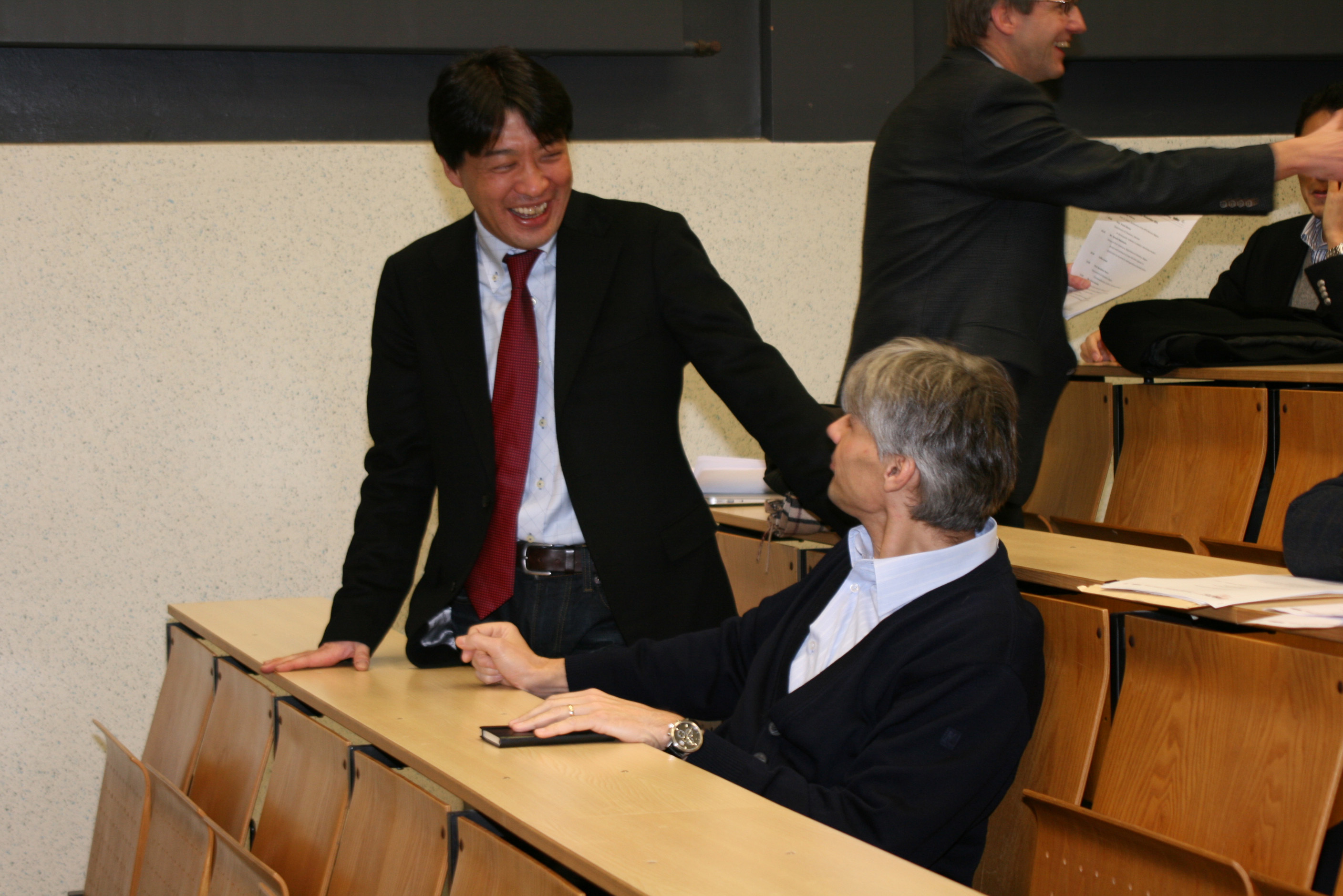 Prof. Itami and Prof. Studer