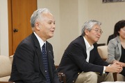 Left. Prof. Hamaguchi, President